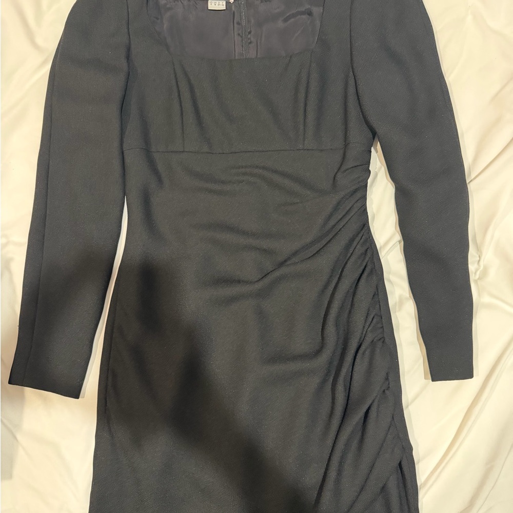 Elegant Black Long Sleeve Dress